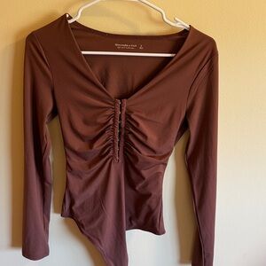 Abercrombie & Fitch Soft Brown Top